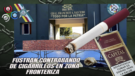 ERD Frustra Intento De Contrabando Y Decomisa 100 Mil Cigarrillos En La Frontera