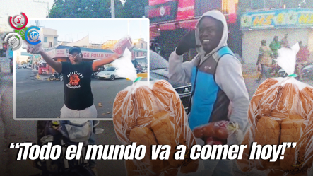 Motoconchistas Y Residentes Aprovechan La Caída Accidental De Varios Productos De Una Panadería En SPM